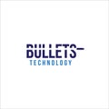 Bullets technology logo concept illustration