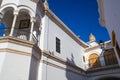 Bullfight arena, plaza de toros at Sevilla.Spain Royalty Free Stock Photo