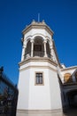 Bullfight arena, plaza de toros at Sevilla.Spain Royalty Free Stock Photo