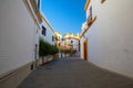 Bullfight arena, plaza de toros at Sevilla,Spain Royalty Free Stock Photo