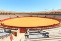 Bullfight arena, plaza de toros in Seville,La Maestranza