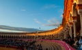 The beautiful Real Maestranza of Seville in Spain, the Plaza De Toros