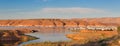 Bullfrog Marina Lake Powell at Sunrise Royalty Free Stock Photo