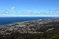 Bulli Beach and coastal view from Bulli Lookout Royalty Free Stock Photo