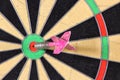 Bulll`s eye pink dart