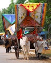 Bullock cart ride Royalty Free Stock Photo