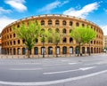 Bullring arena Plaza de Toros in Valencia Royalty Free Stock Photo