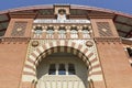 Bullring Arenas on Spain Square. Barcelona Royalty Free Stock Photo