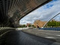 Bullring and Las Ventas Bridge, Madrid, Spain Royalty Free Stock Photo