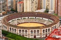 Bullring at Malaga Plaza de toros de La Malagueta Royalty Free Stock Photo