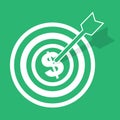 Bulls Eye Money Royalty Free Stock Photo