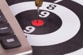 Bulls eye target Royalty Free Stock Photo