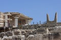 Bulls horns statue at Knossos Minoan Palace