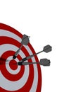 Bullseye - business concept Royalty Free Stock Photo