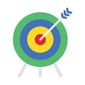 Bullseye, dart board, goal Vector icon which can easily modify