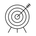 Bullseye, dart board, goal Vector icon which can easily modify