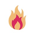 Burn Line Style vector icon which can easily modify or edit