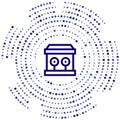 bullseye vector icon. bullseye editable stroke. bullseye linear symbol for use on web and mobile apps, logo, print media. Thin