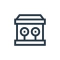 bullseye vector icon. bullseye editable stroke. bullseye linear symbol for use on web and mobile apps, logo, print media. Thin