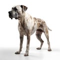 Bully Kutta breed dog isolated on white background Royalty Free Stock Photo