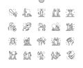 Bully Well-crafted Pixel Perfect Vector Thin Line Icons 30 2x Grid for Web Graphics and Apps