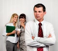 Bullying in the workplace office Royalty Free Stock Photo