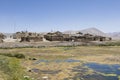 Bulunkul, Tajikistan, August 23 2018: The secluded place Bulunku in the Pamir Mountains