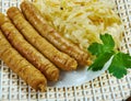 Bulviniai vedarai - Lithuanian sausage, various types of sausage or stuffed intestine with a filling made from a combination of
