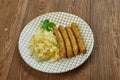 Bulviniai vedarai - Lithuanian sausage, various types of sausage or stuffed intestine with a filling made from a combination of
