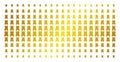 Bulwark Tower Gold Halftone Grid Royalty Free Stock Photo