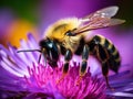 Bumble-Bee on a Flower