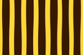 Bumble bee stripe seamless vector pattern. Organic dark brown and yellow lines, striped design. Simple, repeating background
