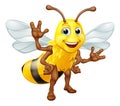 Bumble Honey Bee Bumblebee Cartoon Character Royalty Free Stock Photo