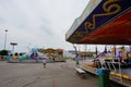 Bump car attraction at a fair in the Franowo area. Royalty Free Stock Photo