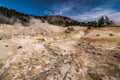 Bumpass Hell in Mount Lassen Volcanic National Park Royalty Free Stock Photo