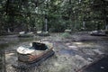 Bumper Cars, Pripyat Town in Chernobyl Exclusion Zone, Ukraine Royalty Free Stock Photo