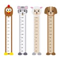 Bumper children meter wall Royalty Free Stock Photo