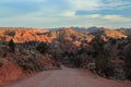 Southwest Desert Landscape along House Rock Road at Sunset, Escalante National Monument, Utah, USA