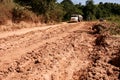 Bumpy dirt road