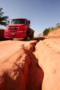 Bumpy dirt road