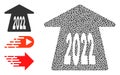 Bumpy 2022 Forward Arrow Icon Collage