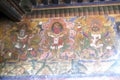 Guardian Lord deity fresco  Jambay Lhakhang Temple Royalty Free Stock Photo