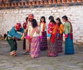 Traditional festival in Bumthang, Bhutan