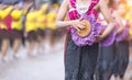 Rocket Festival, Thai Northeast local culture starting rainy season, Thai dancing.