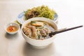 Bun Bo Hue - Vietnamese noodle Royalty Free Stock Photo