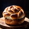 bun, bread roll, simple baked food pastry snack