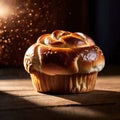 bun, bread roll, simple baked food pastry snack