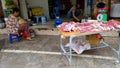 Bun cha food stall in Hanoi