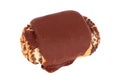 Bun with chocolate and poppy Royalty Free Stock Photo