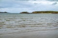 Bunbeg beach with Bad Eddie in the background, Bunbeg, Co. Donegal, Ireland Royalty Free Stock Photo